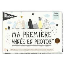 Charger l'image dans la galerie, Milestone Baby cards Première année - cartes illustrées