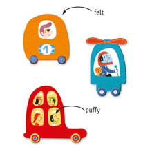 Charger l'image dans la galerie, Gommettes et feutrine DJECO j'aime les voitures