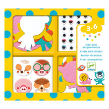 Charger l'image dans la galerie, Gommettes et feutrine DJECO j'aime les animaux