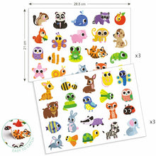 Charger l'image dans la galerie, Grosses gommettes 18m DJECO bébés animaux