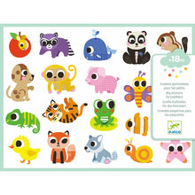 Charger l'image dans la galerie, Grosses gommettes 18m DJECO bébés animaux