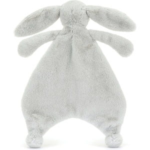 Doudou plat Lapin Comforter Silver Jellycat