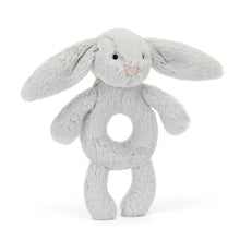 Charger l&#39;image dans la galerie, Hochet Lapin Bashful Silver Jellycat
