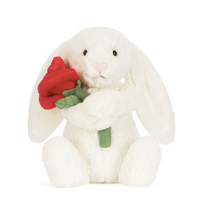 Charger l'image dans la galerie, Cream Bunny With Rose Jellycat
