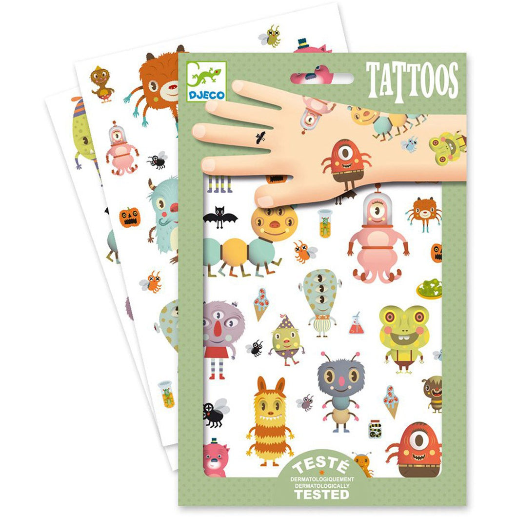 Tatoos Djeco Monstres