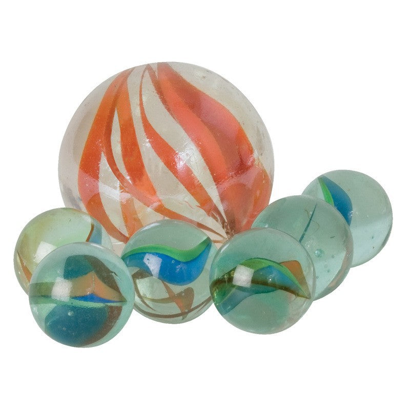 Filet de billes en verre