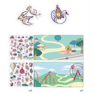 Histoires de stickers DJECO la fête foraine