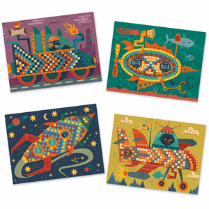 Coffret mosaïques DJECO Les as du volant