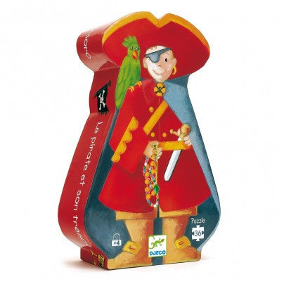 Puzzle 36 pc le pirate et son trésor Djeco