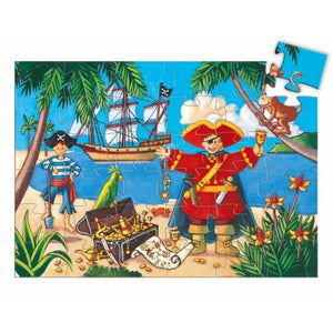 Puzzle 36 pc le pirate et son trésor Djeco