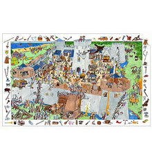 Charger l&#39;image dans la galerie, Puzzle d&#39;observation 100 pc Le Château Fort Djeco
