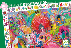 Puzzle d'observation 200 pc Carnaval Djeco