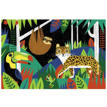 Charger l&#39;image dans la galerie, Puzzle PHOSPHORESCENT Forêt tropicale 100 pc
