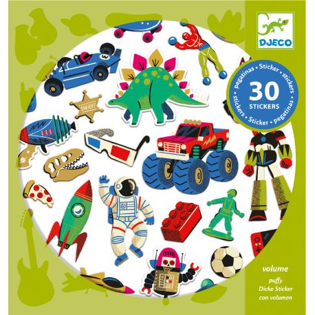 Stickers Retro Toys Djeco